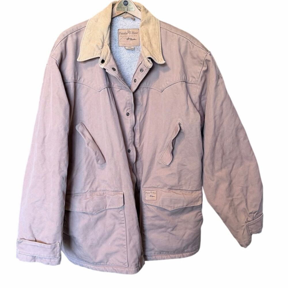 Powder River panhandle slim 100% cotton tan canvas barn jacket work coat XXL